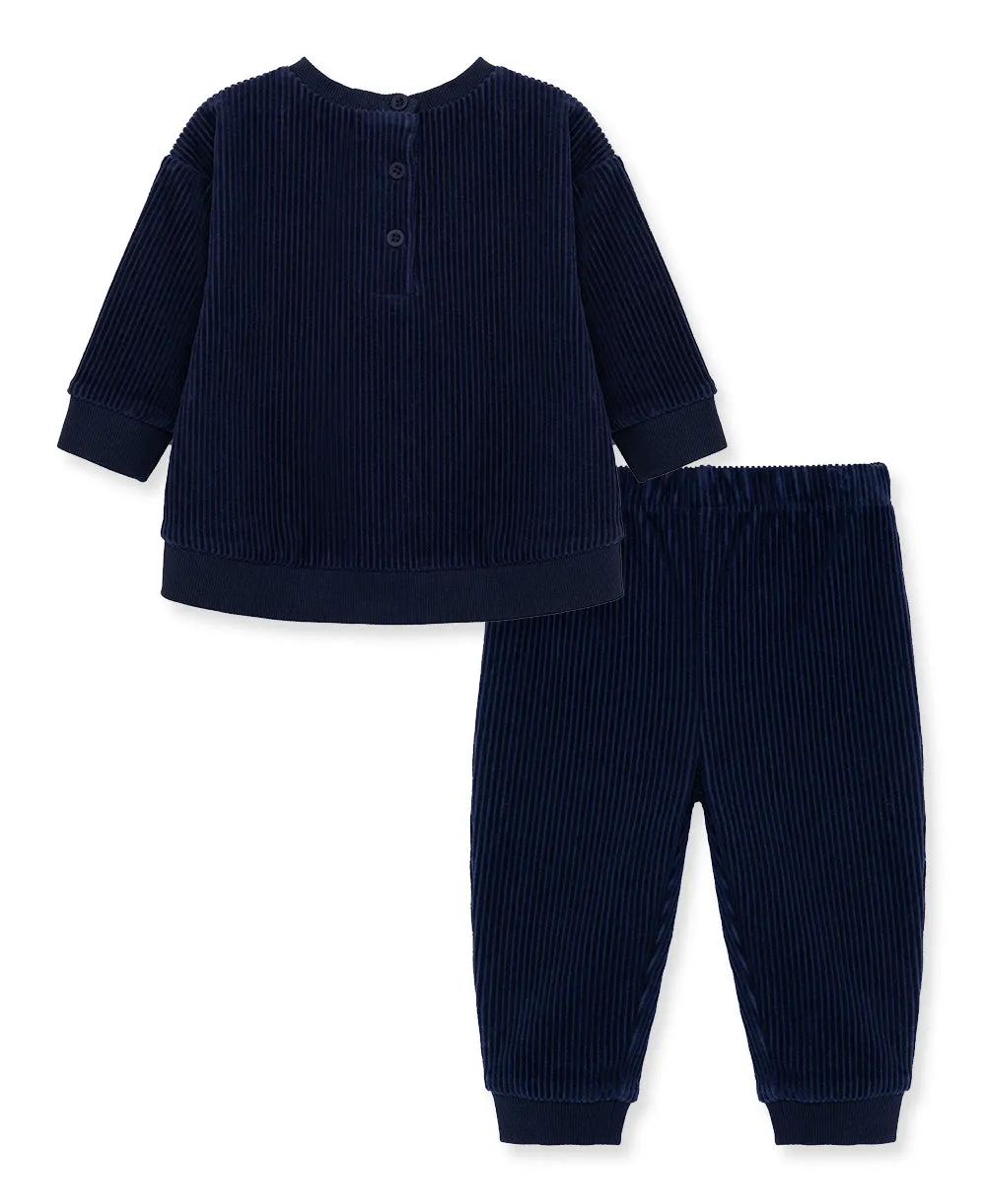 HoHoHo 2Pc Velour Set