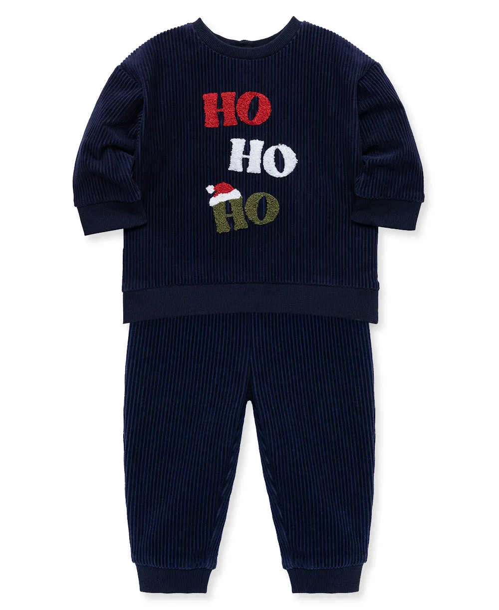 HoHoHo 2Pc Velour Set