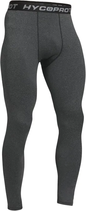 HYCOPROT Men's Compression Pants, Athletic Leggings Base Layer Cool Dry Workout Tights for Running Yoga Gym Basketball