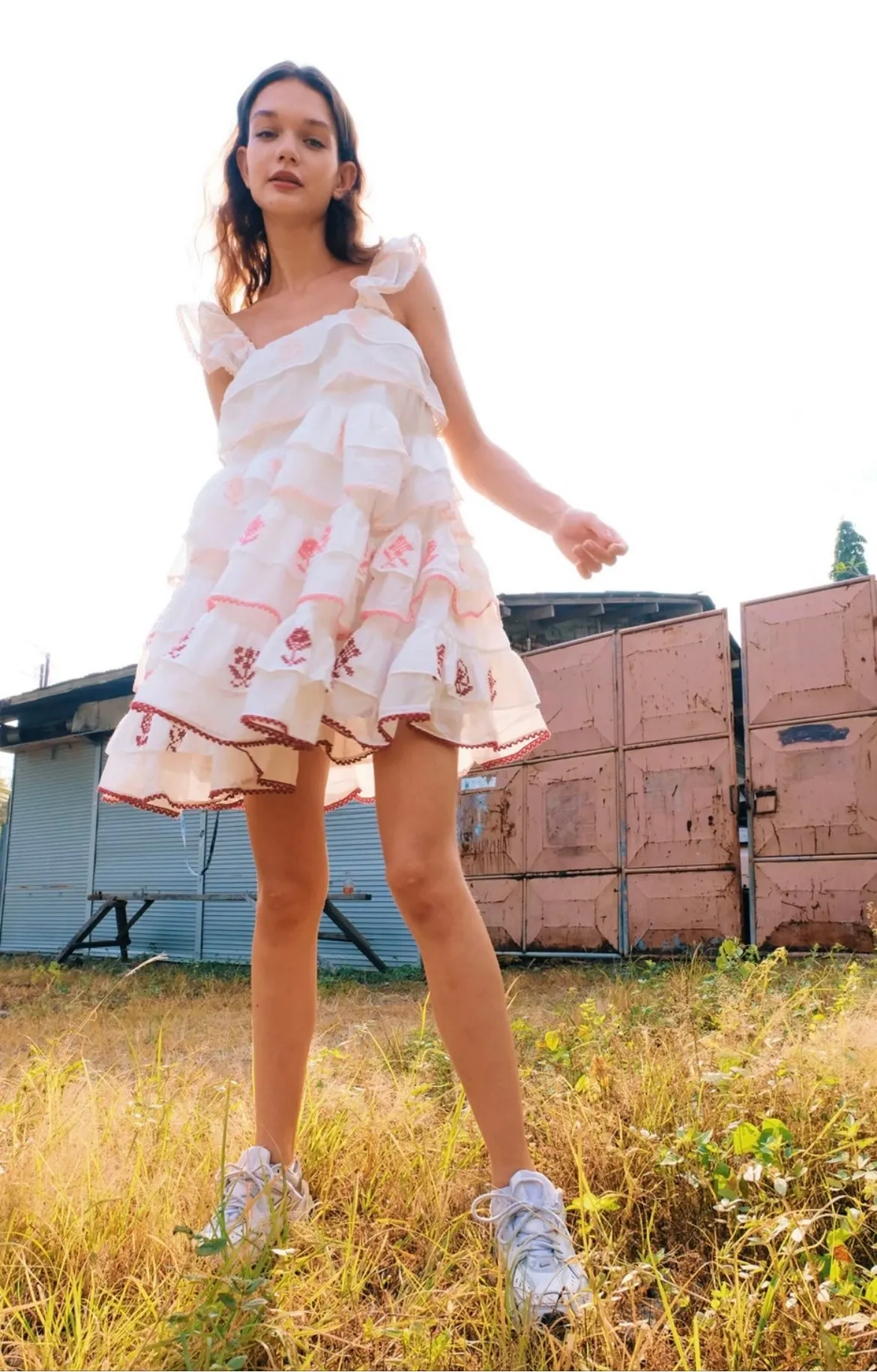 INNIKA CHOO~ Cross stitch mini dress