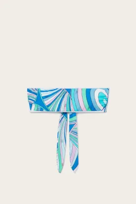 Iride-Print Bandeau Bikini Top