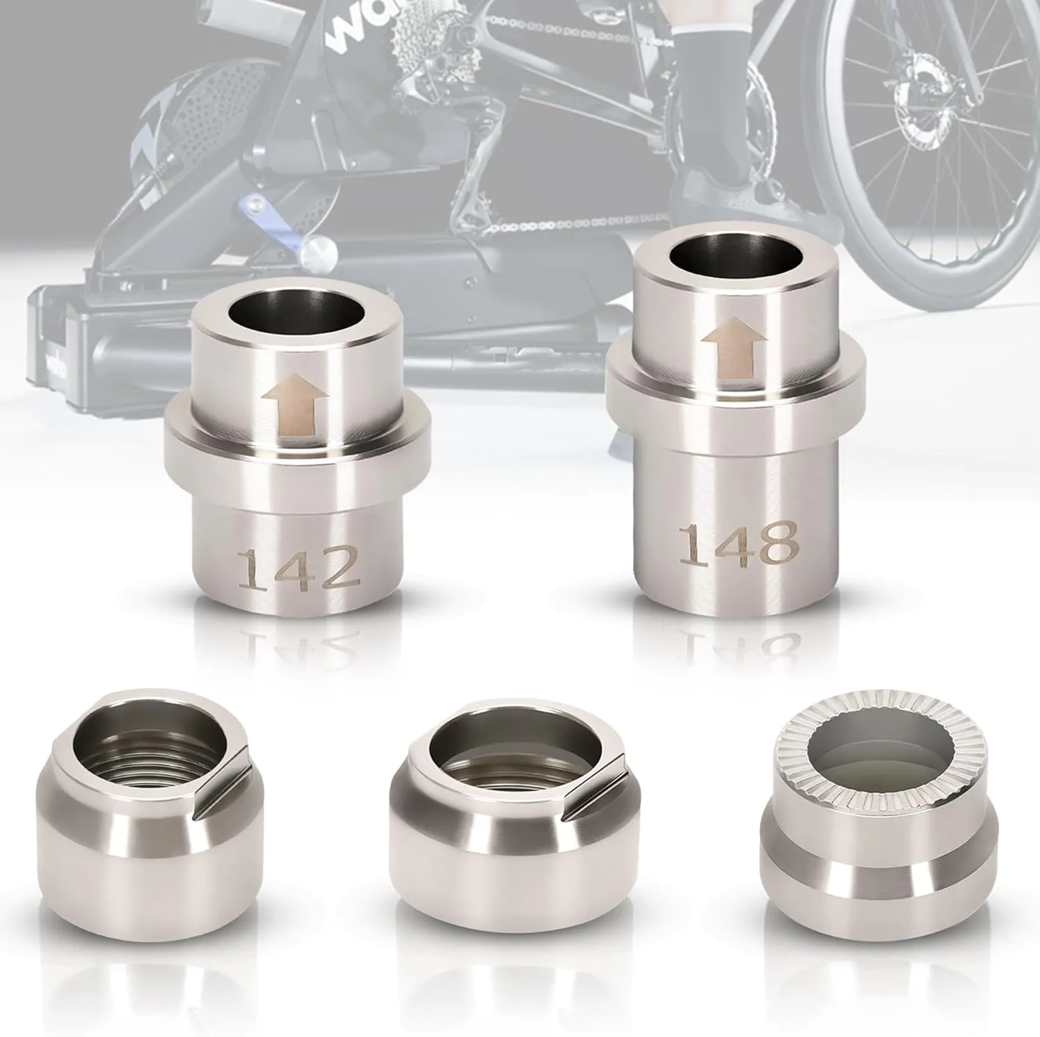 KICKR Thru Axle Adapter Kit for Wahoo KIKCR CORE and KIKCR V4 and Newer Models-Easy InstallatioI