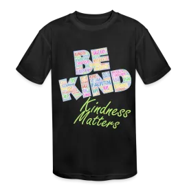 Kids' Athletic T-Shirt - Be Kind, WordCloud