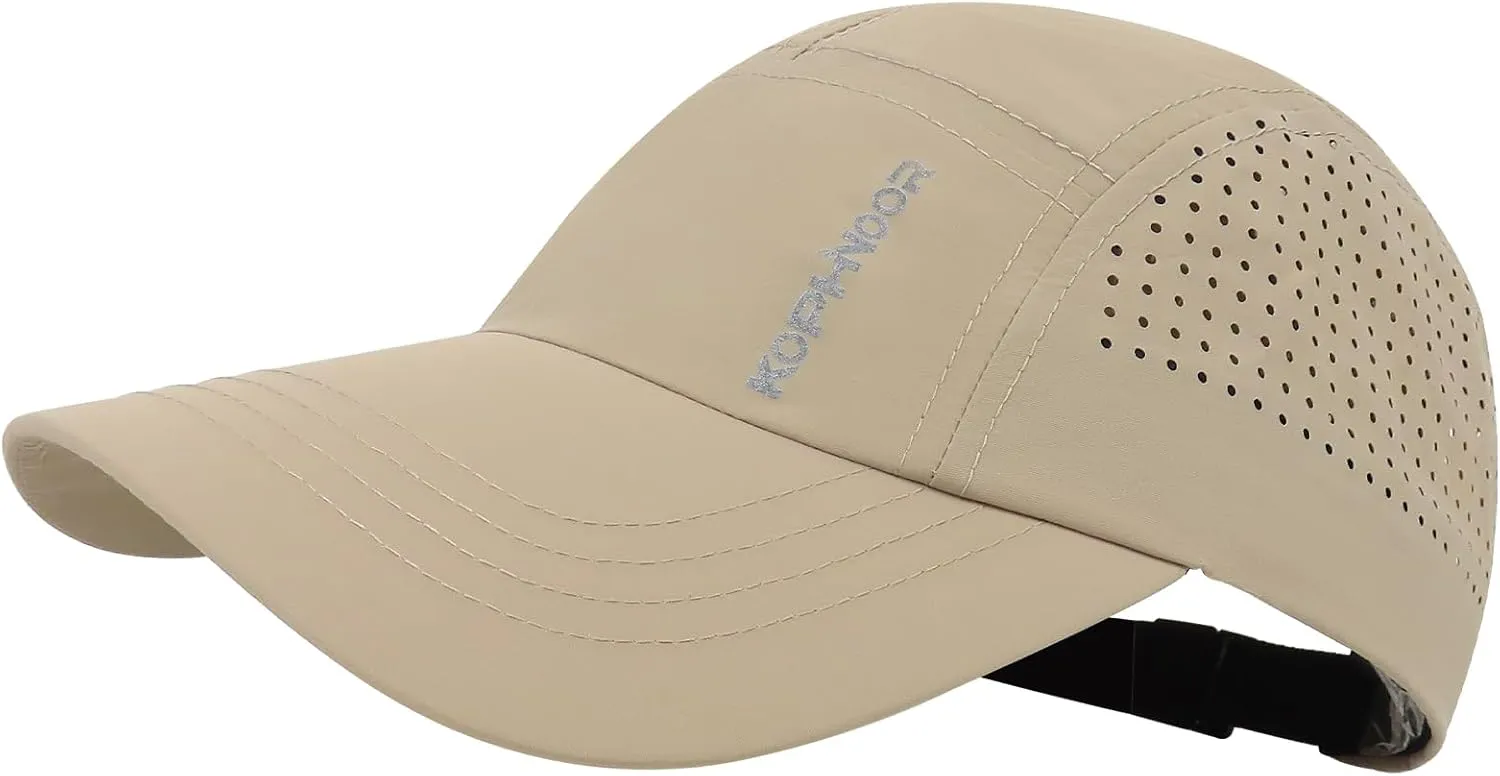 KOPHINOOR Baseball Cap Cooling Hat, Reflective Golf Running Hat for Men Women, Foldable Performance Hat for Outdoors