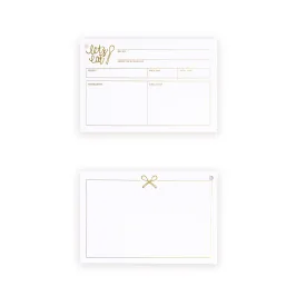 let's eat recipe card refill