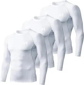 Men's Compression Long Sleeve Athletic Workout Shirt