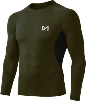 Men's Compression Long Sleeve Athletic Workout Shirt