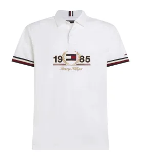Men's IM Icon Laurel Regular Polo White