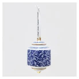 MV Ornament Collection - Porcelain Blue Room Cylinder