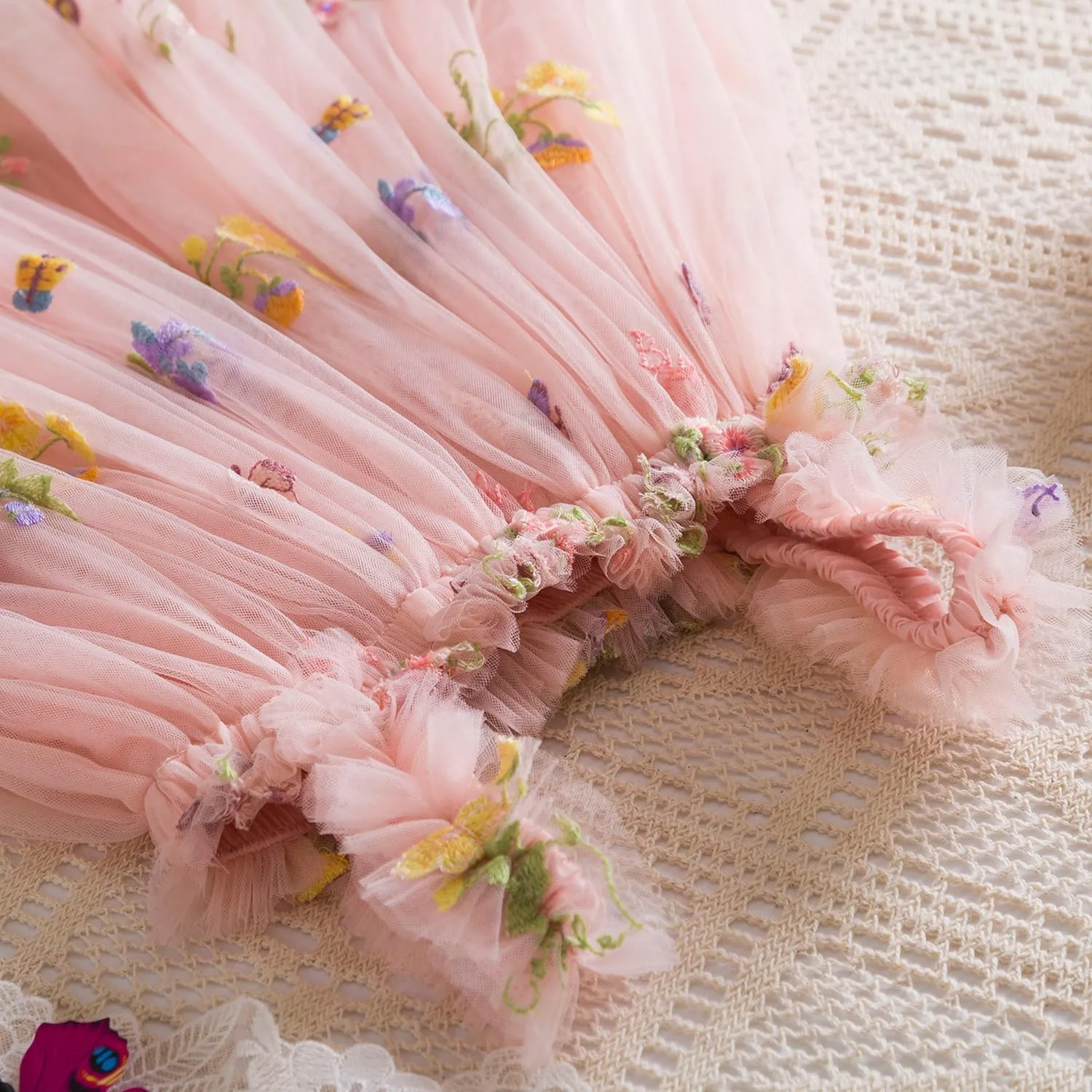 Nileafes Toddler Summer Dress Baby Girl Strap Floral A Line Dress Sleeveless Beach Butterfly Sundress for Toddler Girl