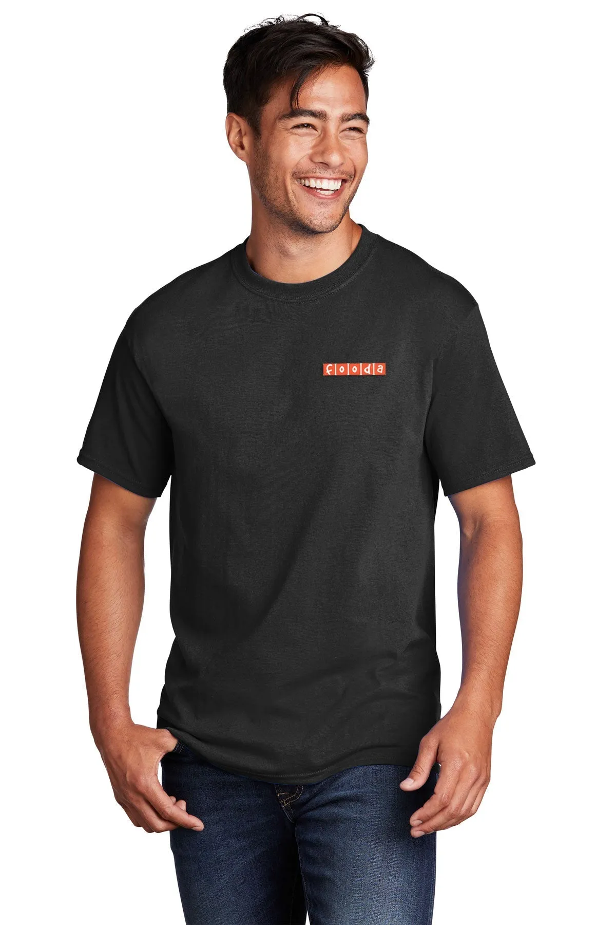 Port & Company Core Tee, Jet Black [Fooda]