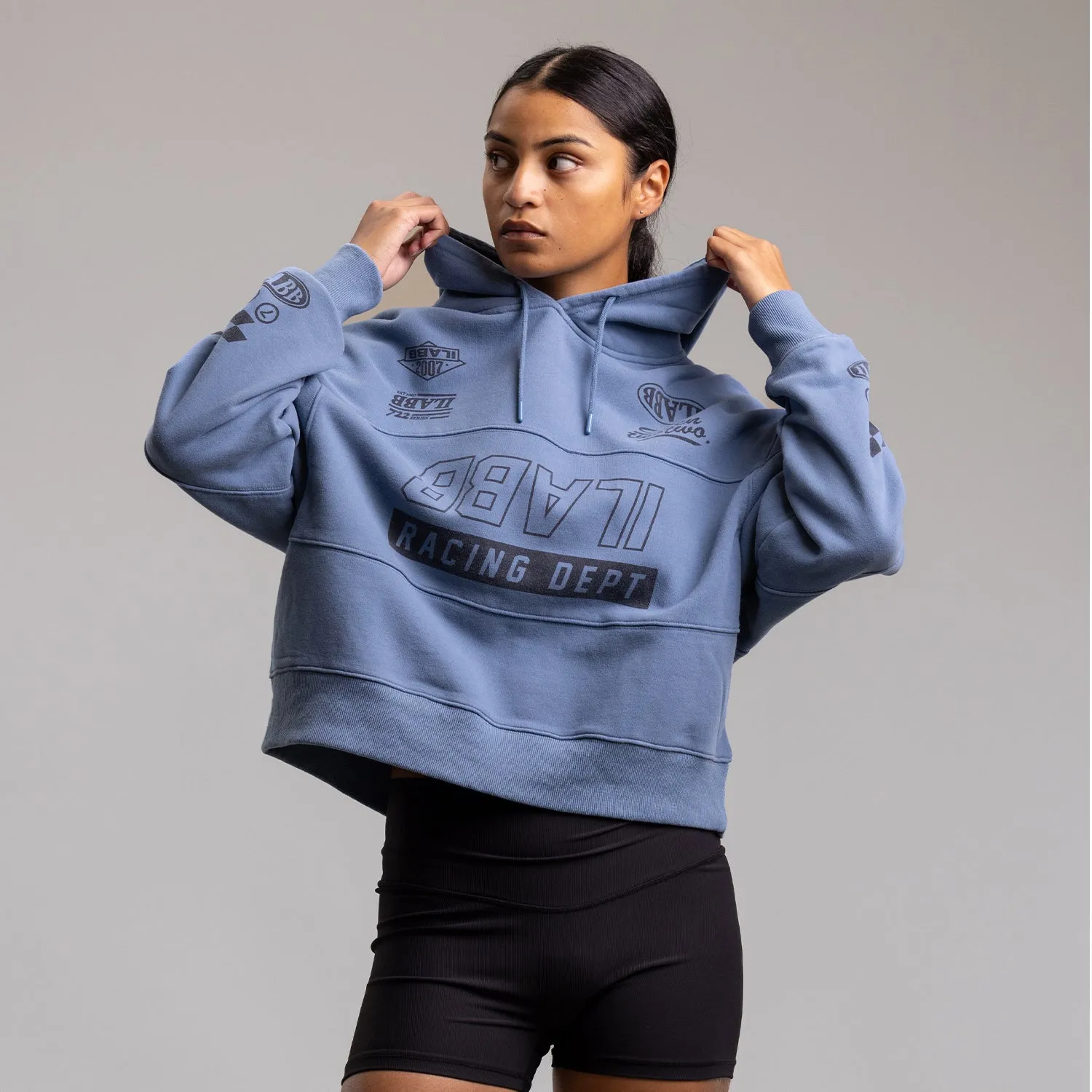 Race 3.0 Extra Hood Womens WASHED ELEMENTAL BLUE