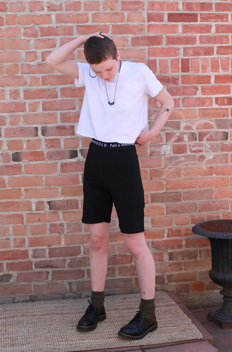 Sam Biker Short in Black