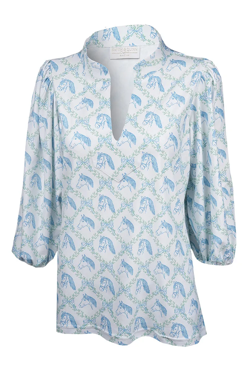 Smith & Quinn Keeneland Women's Dressage Diamond Eliza Top