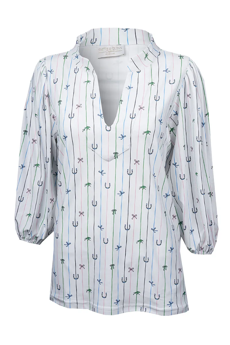 Smith & Quinn Keeneland Women's Eliza Lucky Stripe Top
