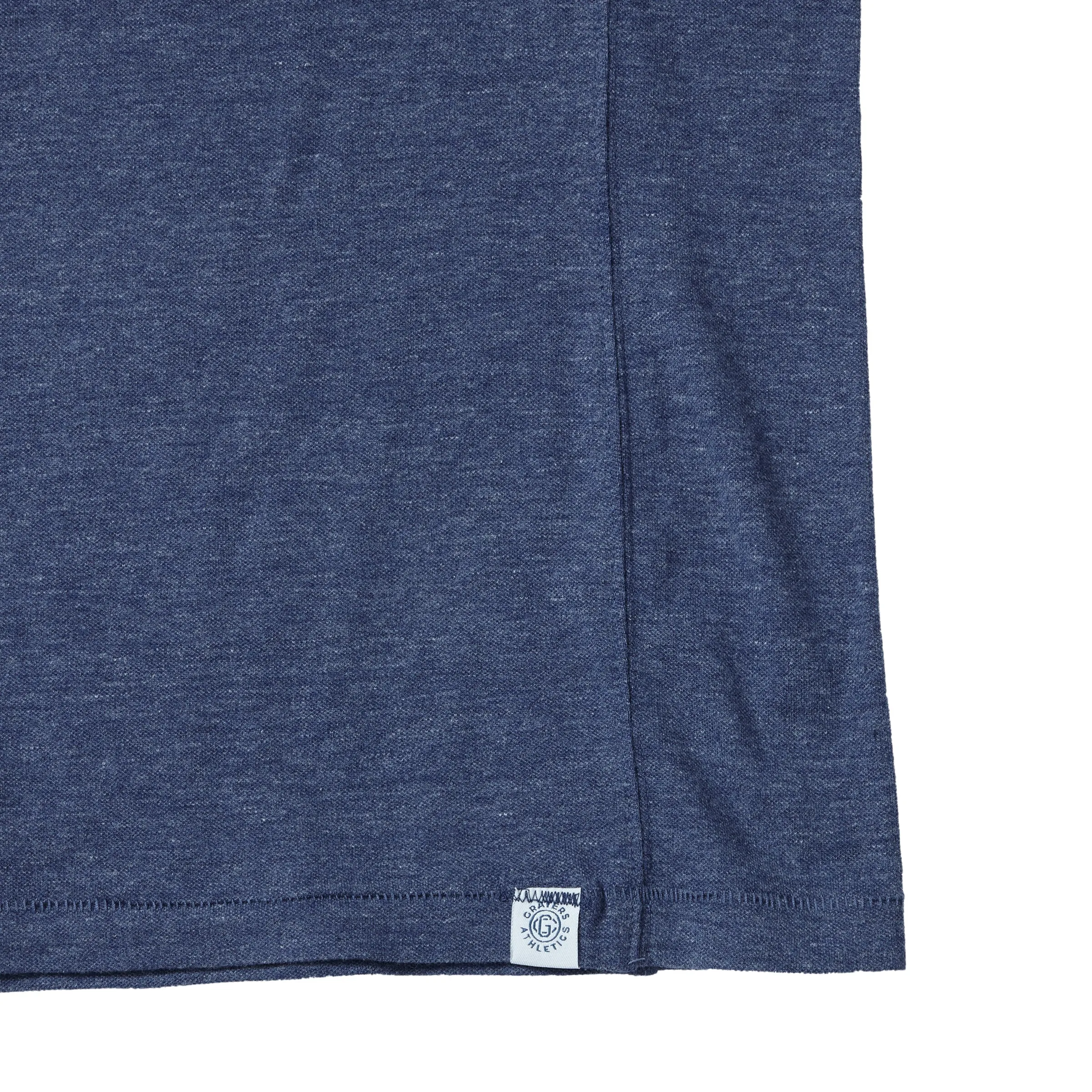 Sport Micro Pique Zip Pullover - Navy Heather