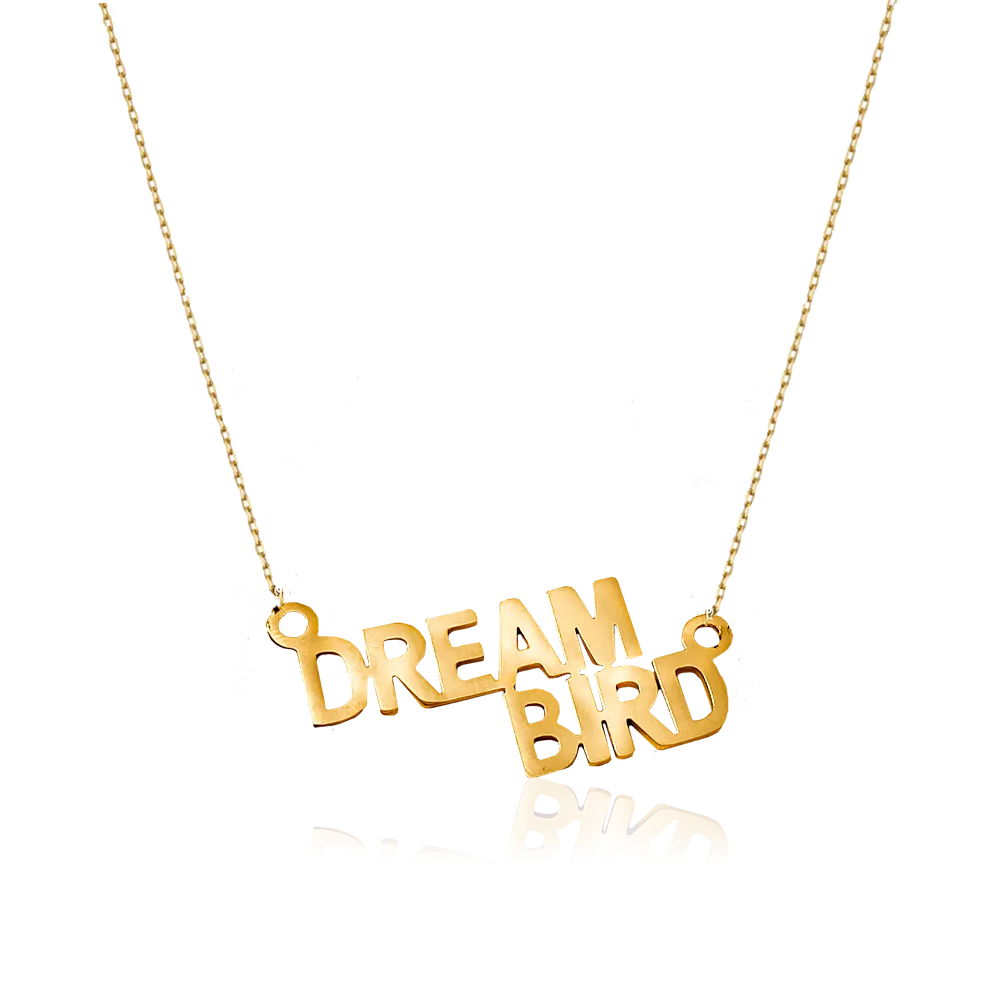 STATEMENT QUOTE MINI HALSBAND - DREAM BIRD