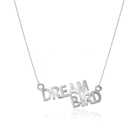 STATEMENT QUOTE MINI HALSBAND - DREAM BIRD