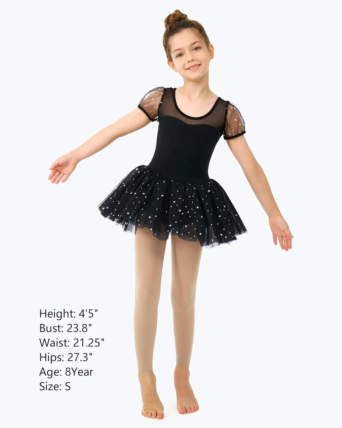 Stelle Girl's Footless Tights Ultra Soft Dance Tights for Ballet, Gymnastics, School (Toddler/Little Kid/Big Kid)