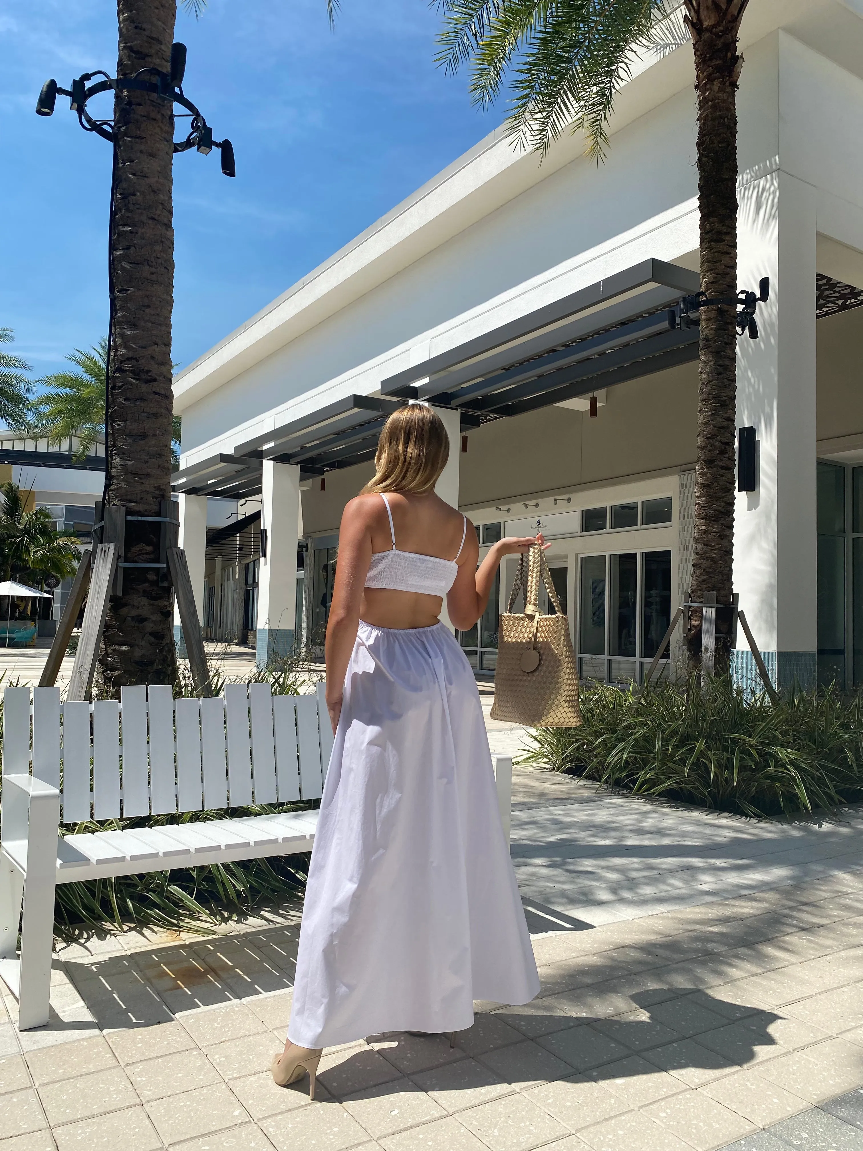 Susana Monaco Open Back Dress Sugar