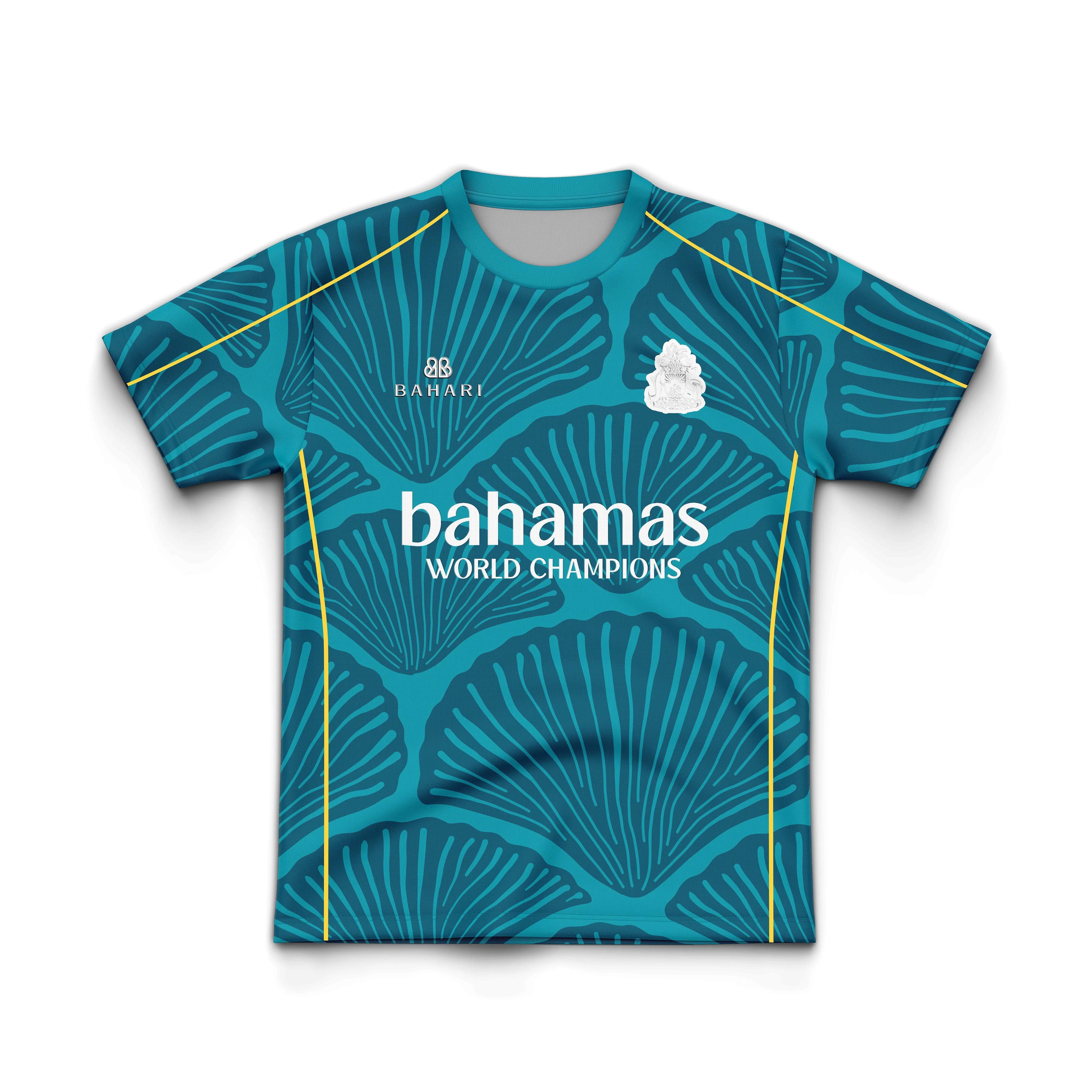 TEAM BAHAMAS 2024 TEE- AQUA
