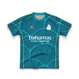TEAM BAHAMAS 2024 TEE- AQUA