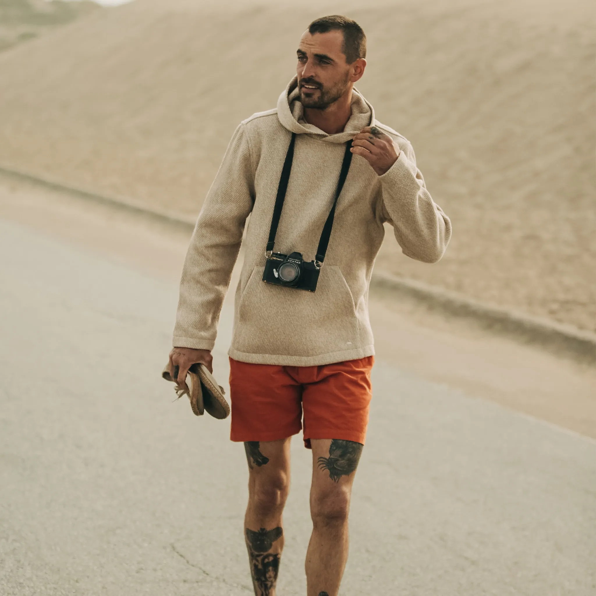 The Apres Short in Rust Pinwale