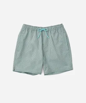 Timothy Seersucker Stripe Swim Short