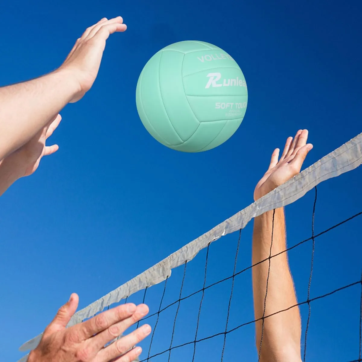 Volleyball, Waterproof Indoor Outdoor Volleyball for Beach Game Gym Training (Official Size 5)