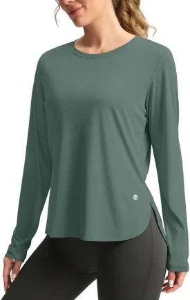Women's Sun Shirts UPF 50  Long Sleeve UV Protection Shirt Lightweight Quick Dry Workout Hiking Tops for Women