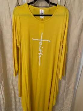 YELLOW FAITH DRESS